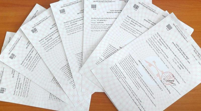 Khi nào có giấy báo trúng tuyển đại học? Nhận giấy ở đâu?