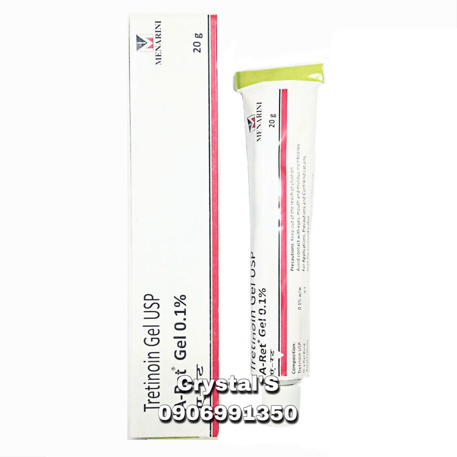 Aret gel Tretinoin 0,1% cho da mụn và sẹo