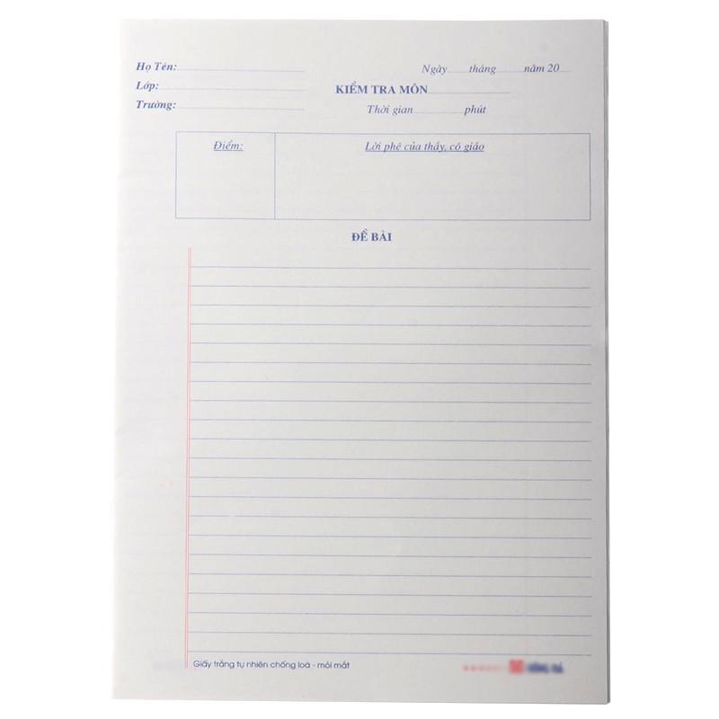 Giấy kiểm tra ly ngang