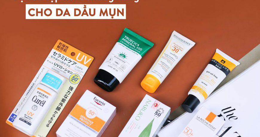 kem chống nắng cho da dầu mụn