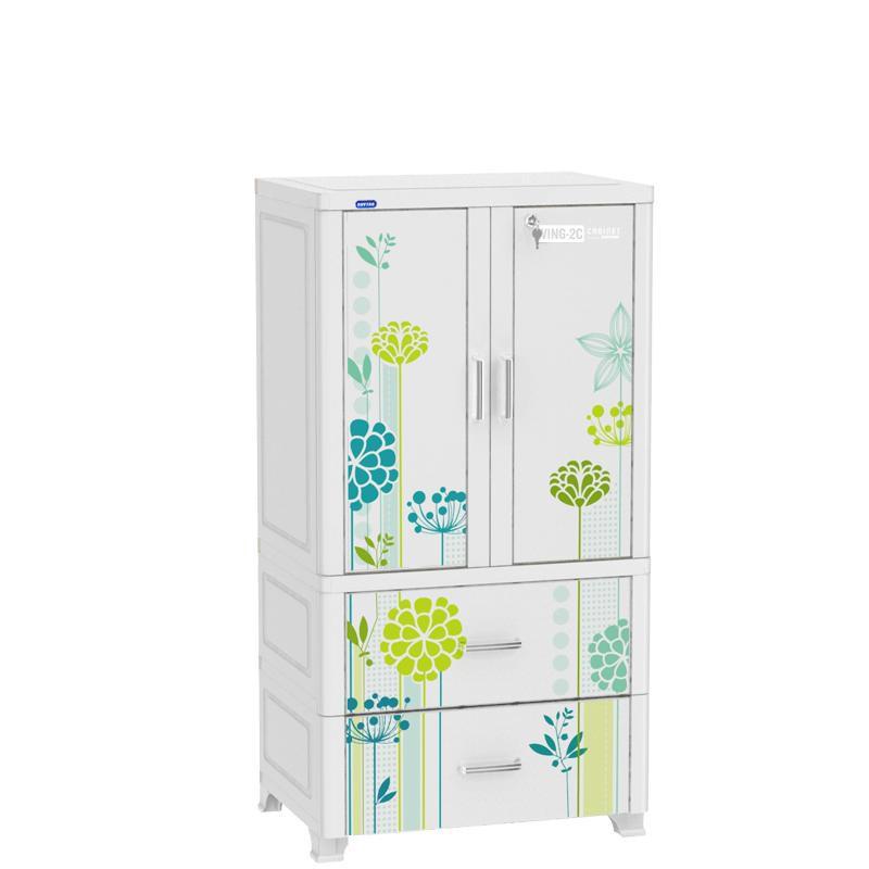 Tủ nhựa 2 cánh 3 ngăn Duy Tân