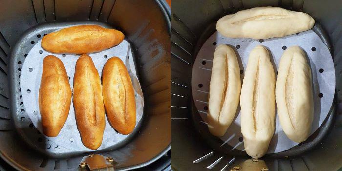 Những lưu ý khi làm bánh mì bằng nồi chiên không dầu
