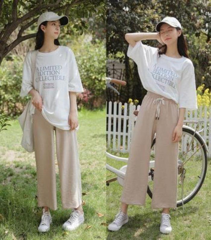 Phối cùng áo thun và phụ kiện