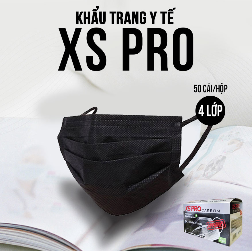 Khẩu trang y tế XS Pro – Dòng khẩu trang được Bộ Y Tế khuyến cáo sử dụng