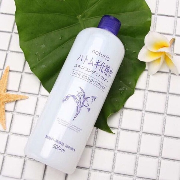 Review nước hoa hồng Naturie Hatomugi Skin Conditioner