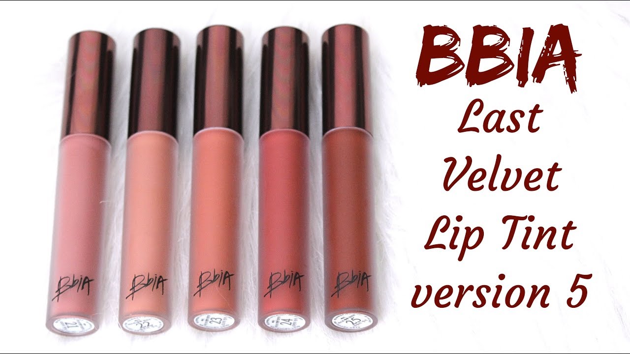 Review son Bbia Last Velvet Lip Tint Version 5 đẹp mê ly