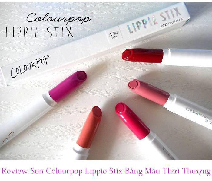 Review son Colourpop Lippie Stix khiến chị em mê mẩn