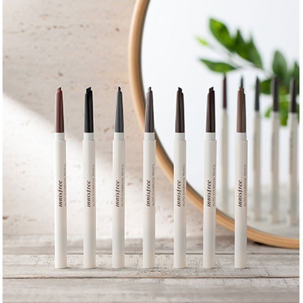 Review chì kẻ mày Innisfree Auto Eyebrow Pencil thần thánh
