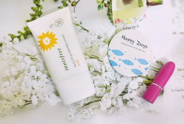 [HOT] Review kem chống nắng Innisfree Mild gây sốt thị trường