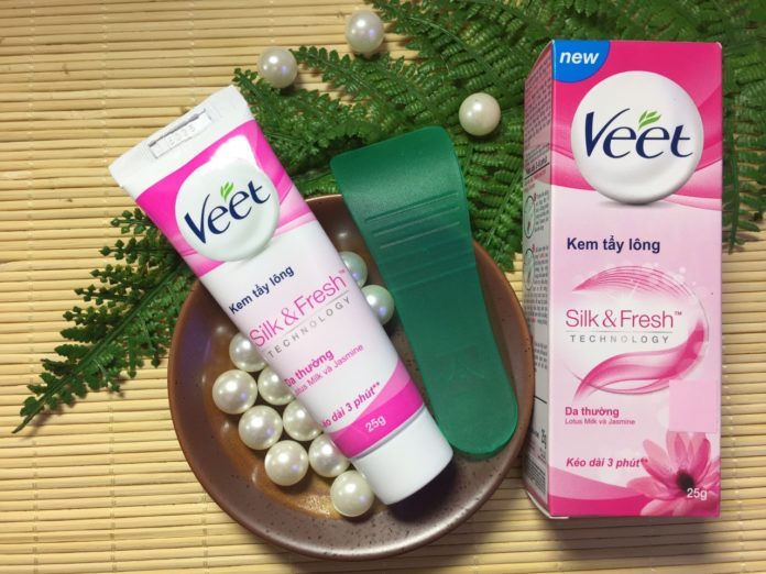 Review kem tẩy lông Veet Hair Removal Cream gây sốt phái đẹp