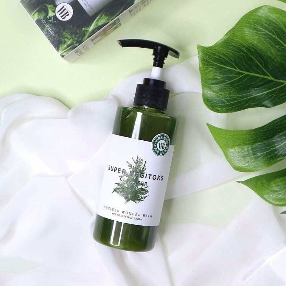 Review sữa rửa mặt thải độc rau củ Super Vegitoks Cleanser