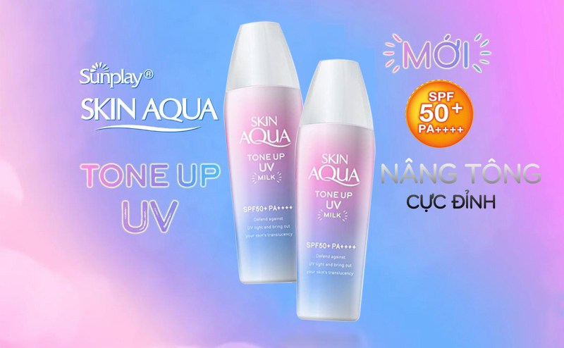 [HOT] Review kem chống nắng Sunplay Skin Aqua Tone Up UV Milk