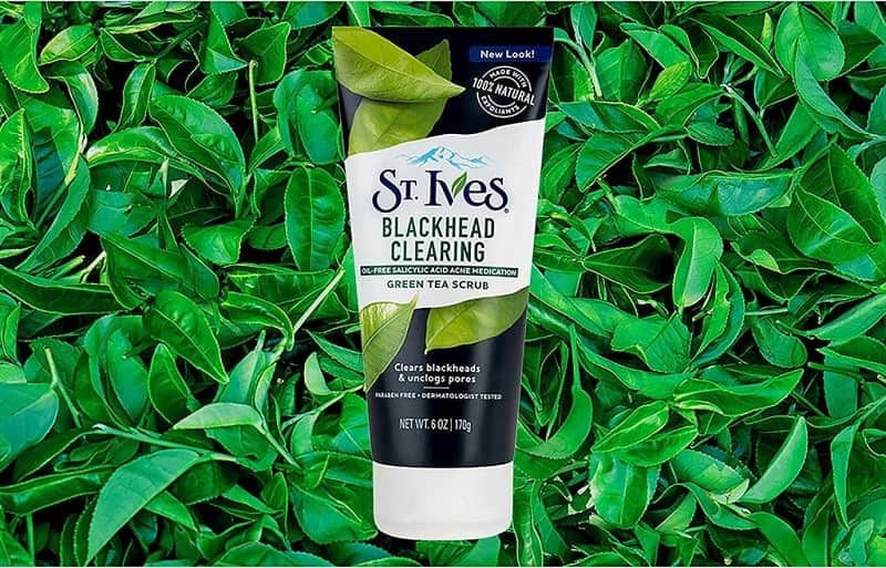 Review tẩy da chết St Ives Trà Xanh làm sạch da hiệu quả