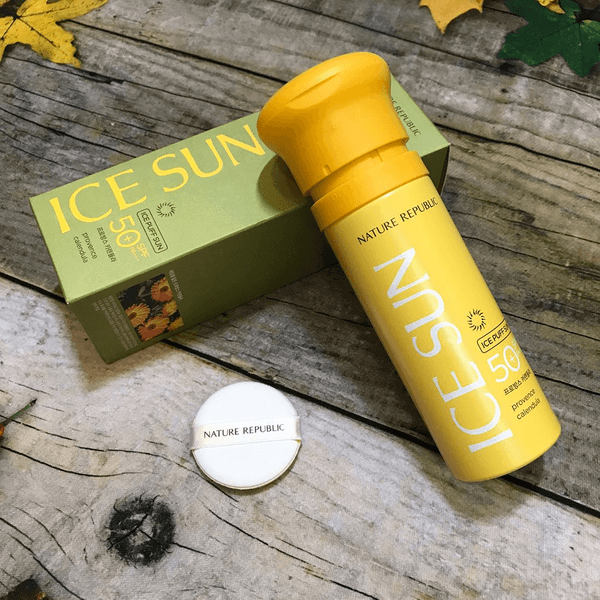 Review kem chống nắng Nature Republic Ice Puff chất lượng