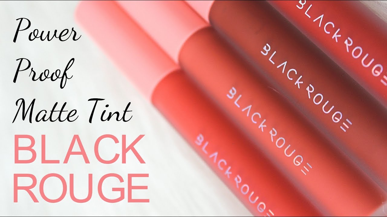 [Test Thử] Son Black Rouge Power Proof Matte Tint đẹp mê ly